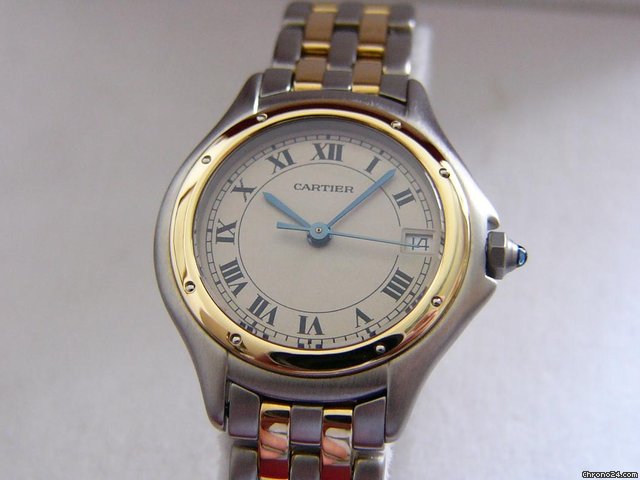 Cartier Panthere Cougar Stahl/Gold Top Zustand WATCHES 2