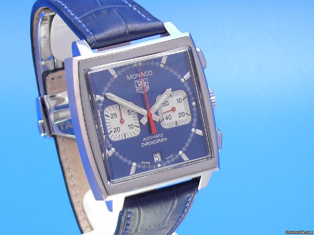 TAG Heuer Monaco "Steve McQueen" Re-Edition blau WATCHES 2