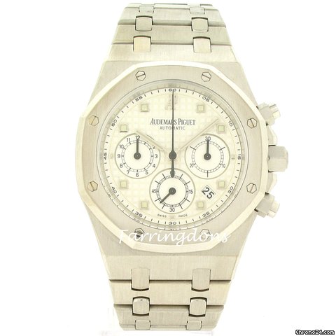 Audemars Piguet ROYAL OAK CHRONOGRAPH AUTOMATIC - WHITE GOLD WATCHES 2