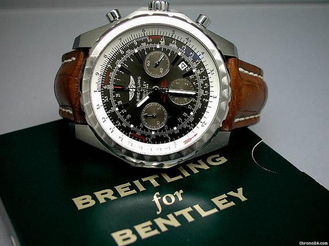 Breitling "BENTLEY MOTORS" Chronograph in Edelstahl WATCHES 2