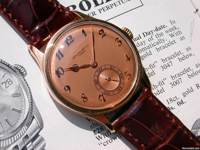 Patek Philippe Ref. 570 in Rotgold mit Breguet Zifferblatt aus dem Jahr 1948 WATCHES 2
