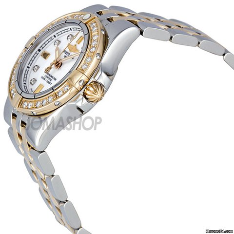 Breitling Galactic 30 Diamond White Dial Ladies Watch C71340LA-A715TT WATCHES 2