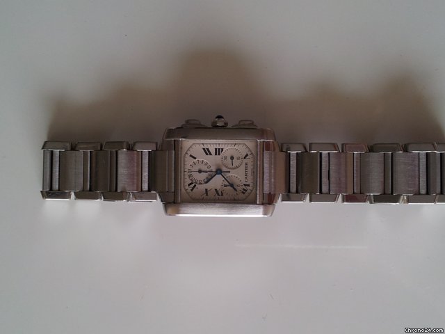 replica Cartier TANK FRANCAISE STAHL CHRONO WATCHES 1