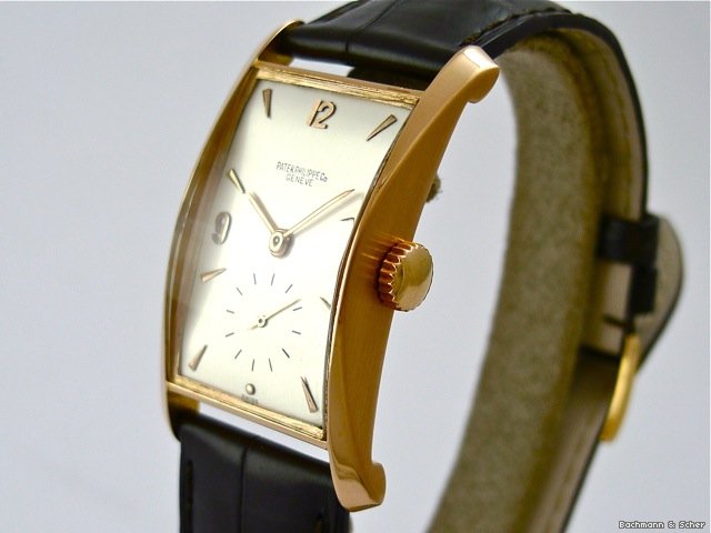 Patek Philippe Vintage Hour Glass, Ref. 1593, 18k Rose Gold WATCHES 2