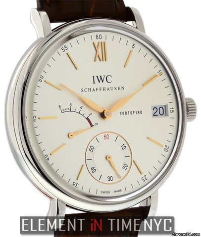 IWC Portofino Hand Wound Eight Days Steel 45mm IW5101-03 NIB WATCHES 2