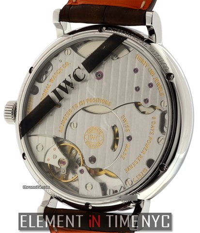 replica IWC Portofino Hand Wound Eight Days Steel 45mm IW5101-03 NIB WATCHES 1