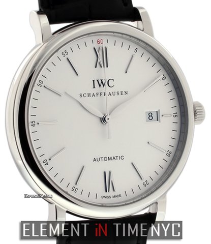 IWC Portofino Automatic Steel Silver Dial 40mm IW3565-01 NIB WATCHES 2
