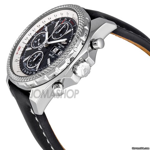 Breitling Bentley GT Black Dial Chronograph Automatic Mens Watch A1336212-B960BKLT WATCHES 2
