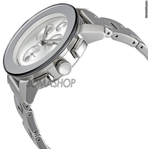Movado Bold Silver Dial Chronograph Stainless Steel Watch 3600075 WATCHES 2