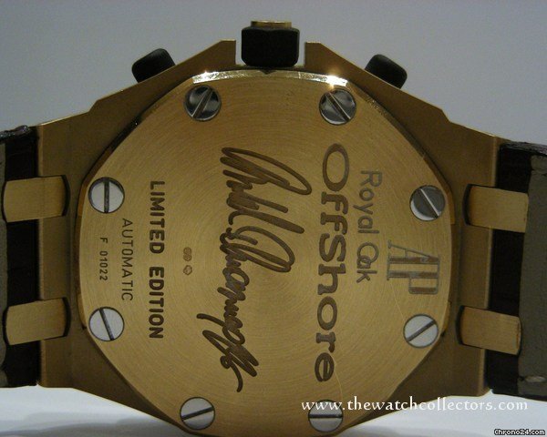 replica Audemars Piguet Limited Edition "Arnold Schwarzenegger" Ref.26007BA.OO.D022CR.01" xx/400 pieces.Box and Certificate WATCHES 1 