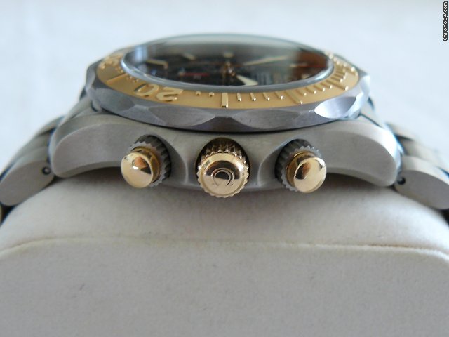 Omega Seamaster 300 Diver Chronograph Chrono Titan/Gold WATCHES 2
