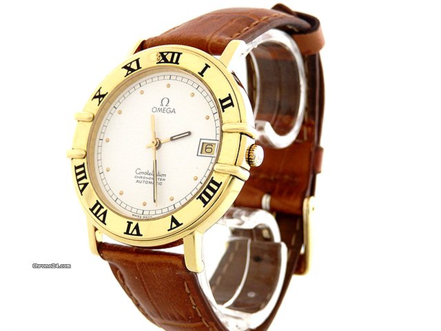 Omega Constellation18ct Gelbgold mit Lederarmband Automatik WATCHES 2