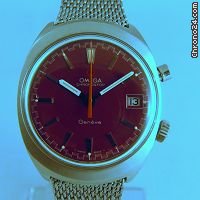 Omega chronostop 146-009 burgundy dial Very rare WATCHES 2