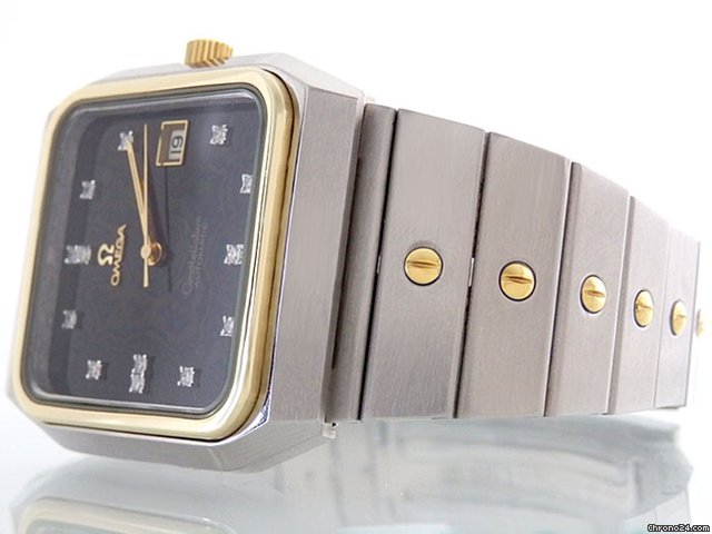 replica Omega Constellation Stahl/Gold Automatik Brillantbesatz WATCHES 1