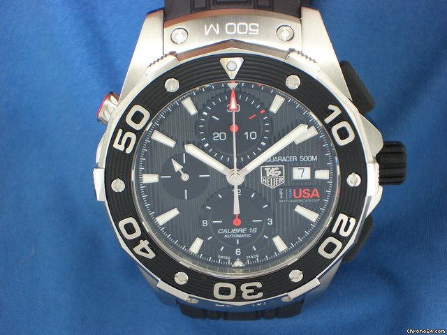 replica TAG Heuer Aquaracer Chrono Cal.16 Team Usa Defender WATCHES 1