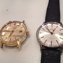 replica Omega genEve automatic date gold plated WATCHES 1