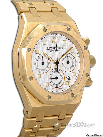 replica Audemars Piguet AP Royal Oak Chronograph - 25960BA.OO.1185BA.01 - 40mm 18k Yellow Gold - Boxes/Papers 100% Complete WATCHES 1