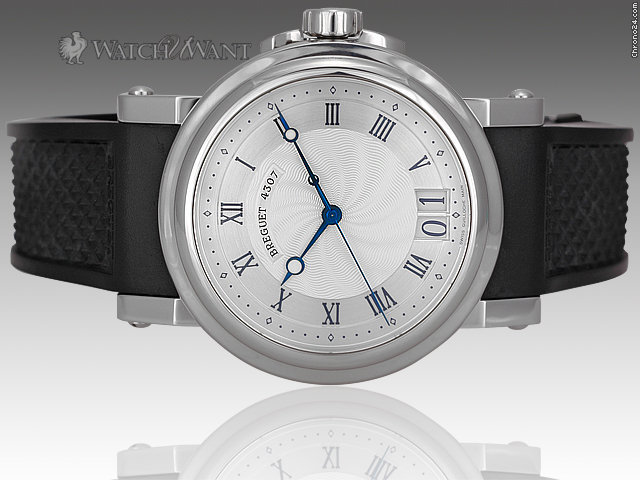 Breguet Automatic "Big Date" Marine - 39mm Stainless Steel - Ref. 5817st - Indistinguishable From New Condition WATCHES 2