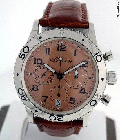 replica Breguet Type XX Transatlantique 3827 Platinum Pre-owned WATCHES 1
