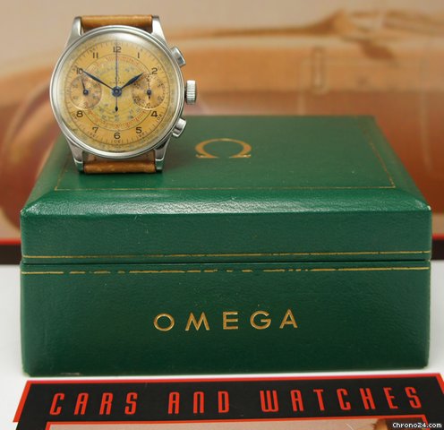 replica Omega 33.3 chrono rare telemetre scale dial vintage + EXTRACT WATCHES 1