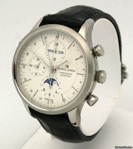 replica Maurice Lacroix Les Classiques Phase de Lune LC6078-SS001-13E Pre-owned WATCHES 1