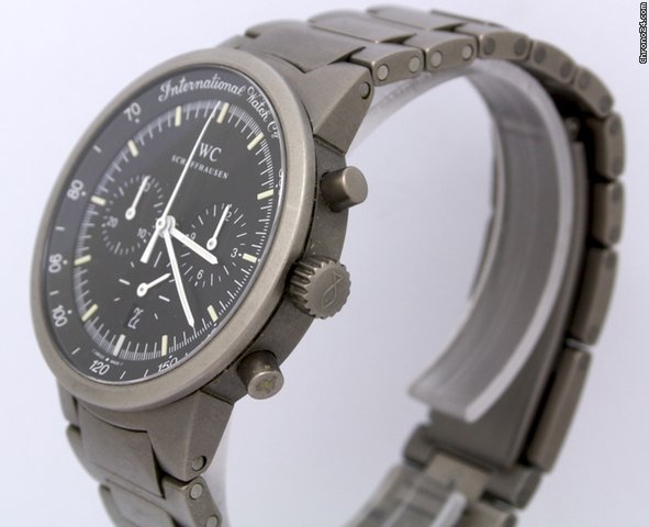 IWC GST Chrono medium Quartz Titan Ref 3727 mit B+P WATCHES 2