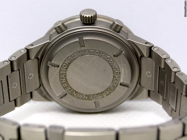 replica IWC GST Chrono medium Quartz Titan Ref 3727 mit B+P WATCHES 1
