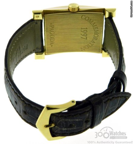 replica Patek Philippe Men's Commemorative 1997 Pagoda 18K Gold Watch WATCHES 1