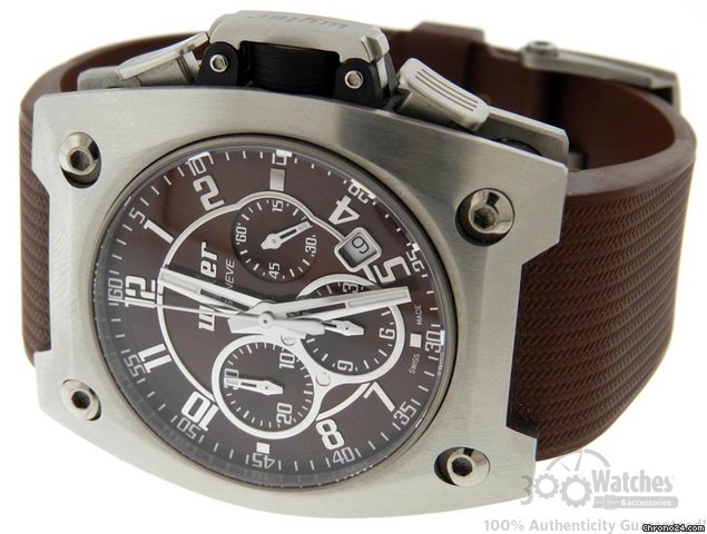 Wyler Geneve Incaflex Automatic Chronograph Titanium Watch WATCHES 2
