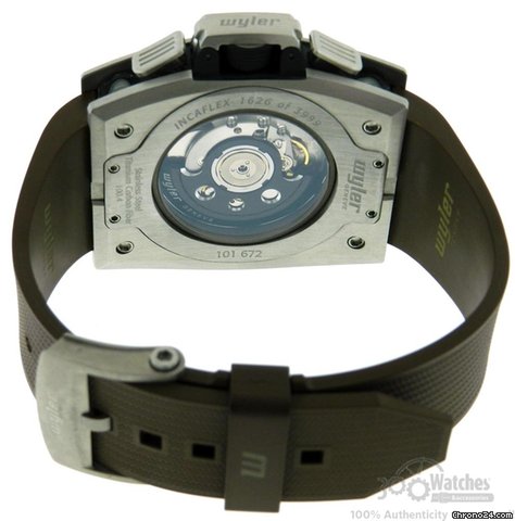 replica Wyler Geneve Incaflex Automatic Chronograph Titanium Watch WATCHES 1