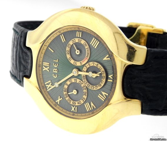 Ebel Lichine 18K Gold Power Reserve Date Watch WATCHES 2
