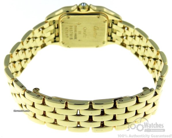 replica Cartier Panthere 18K Gold Diamond Pave Quartz Watch WATCHES 1