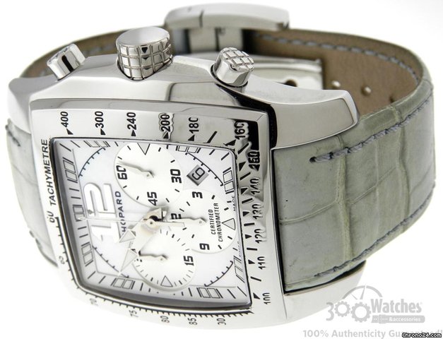 Chopard Tycoon Two O Ten 16/8961WH Mother of Pearl Chronograph Watch WATCHES 2