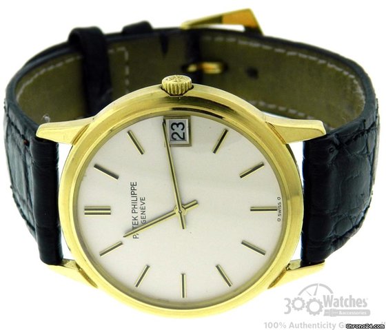 Patek Philippe Vintage Men's Calatrava 3601 Automatic 18K Gold Watch WATCHES 2