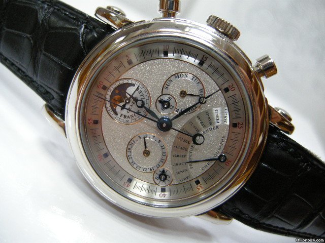 Franck Muller 7000 QP E White Gold Perpetuel Calender Chrono WATCHES 2