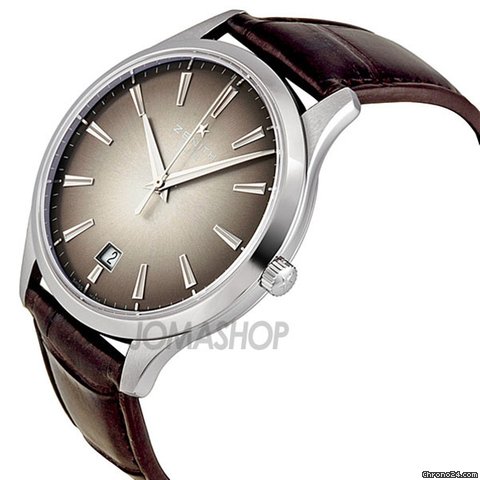 Zenith Captain Palladium Fume Brown Aliigator Mens Watch 03.2020.670/22.C498 WATCHES 2