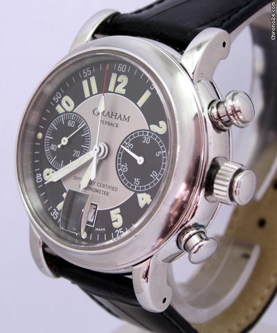 Graham Flyback Chrono mit Box + Pap. Ref 25FL673 WATCHES 2