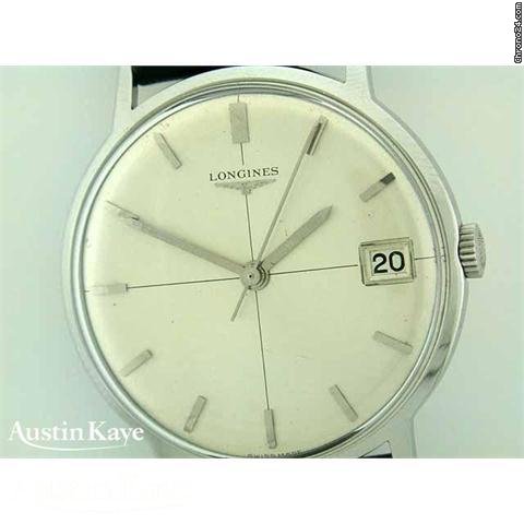 replica Longines Vintage steel manual on strap WATCHES 1 