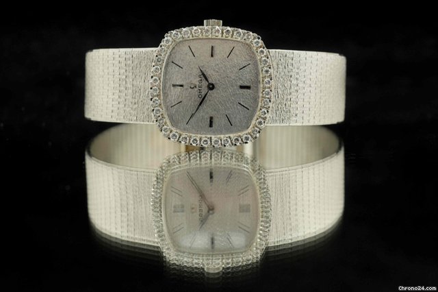 replica Omega Damenuhr in Weissgold WATCHES 1