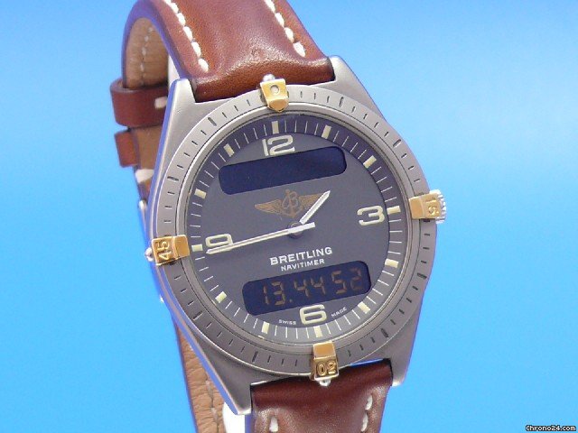 Breitling NAVITIMER AEROSPACE TITAN/GOLD WATCHES 2