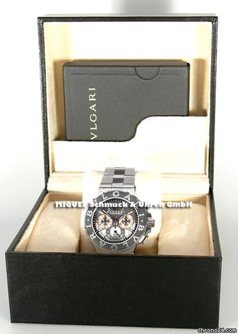 replica Bulgari Diagono Chronograph mit Wei gold-L¨¹nette (ungetragen) WATCHES 1