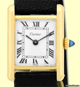 Cartier Classic Louis Cartier Tank Strapwatch WATCHES 2