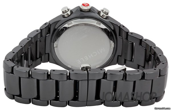 replica Michele Tahitian Ceramic Black Diamond Ladies Watch MWW12A000005 WATCHES 1