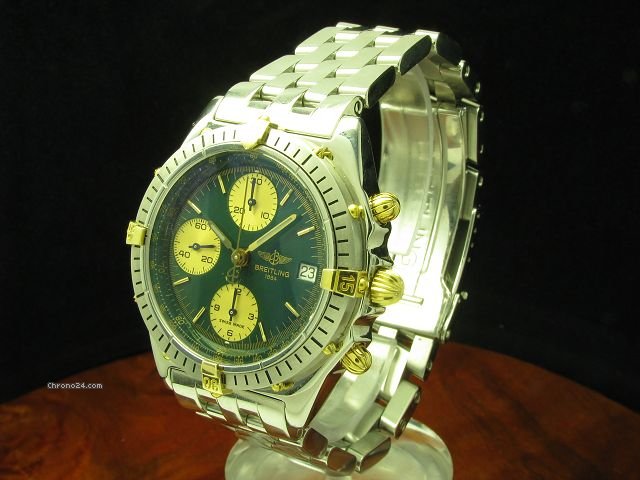 Breitling Chronomat 18kt Gold / Edelstahl Chronograph Automatic Herrenuhr WATCHES 2