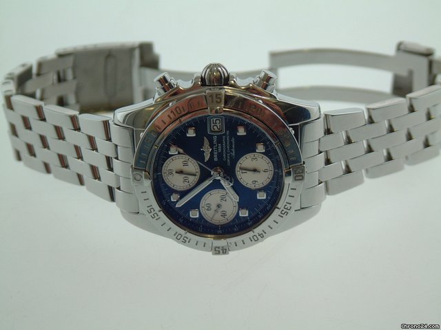 replica Breitling Chrono Cockpit Stahl mit Pilotband WATCHES 1