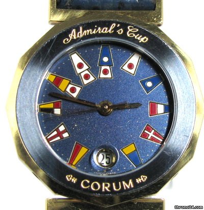 replica Corum Admirals Cup Damen Stahl 18Kt Gold Quartz gold dust dial WATCHES 1
