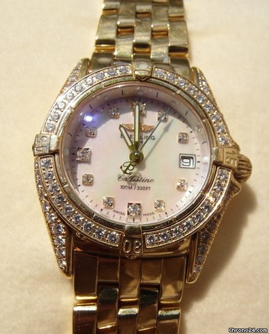 Breitling Callistino with Diamonds on Case, Bezel and Dial WATCHES 2