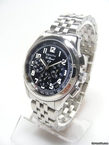 Zenith El Primero "H W" chronographe full steel/complet acier cadran noir/black dial WATCHES 2