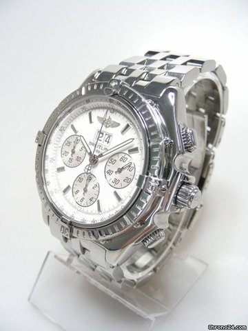 Breitling Crosswind chronographe full steel/complet acier cadran blanc/wihte dial WATCHES 2
