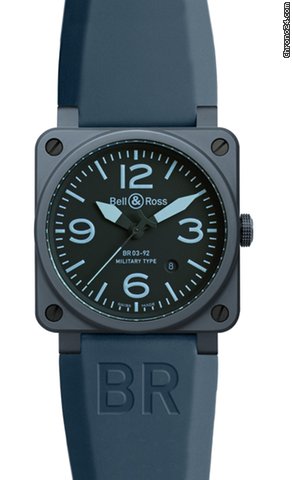 Bell & Ross BR03-92 Blue Ceramic Watches Watch